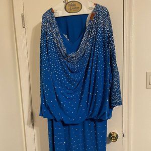 Royal Blue CUSTOM MADE Mother of the Bride Wedding Gown S20-22